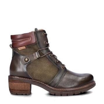 Pikolinos San Sebastian veterboots voor dames in het Groen, Verzenden, Lage of Enkellaarzen, Nieuw, Pikolinos