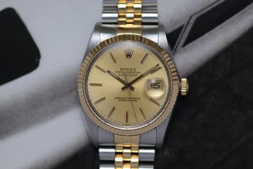 Rolex Datejust 36 16013 recent onderhouden 1984, Staal, Gebruikt, Polshorloge, Ophalen of Verzenden