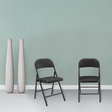 Bureaustoel klapstoel opvouwbaar 80x46x50 cm set van 6 zwart, Huis en Inrichting, Stoelen, Verzenden, Nieuw