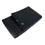 Aanhangernet HDPE 150x220cm met zeilringen zwart fijnmazig, Ophalen of Verzenden, Nieuw