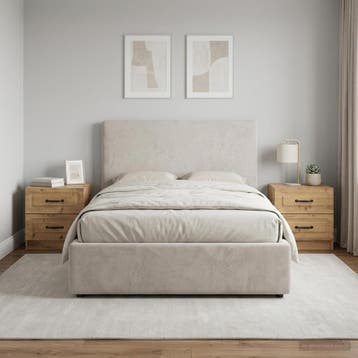 vidaXL Nachtkastje 2 st Artisanaal eiken 43 x 34,5 x 44,5 cm, Minder dan 45 cm, Verzenden, Nieuw, Minder dan 55 cm