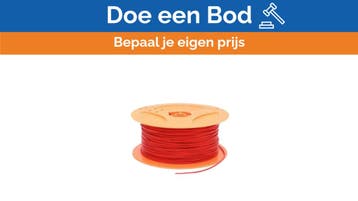 Bieden: IEMMEQU H05V-K 1mm² Flexible Wiring Cable Red - VTB, Watersport en Boten, Ophalen of Verzenden, Nieuw, Kabel of Apparatuur