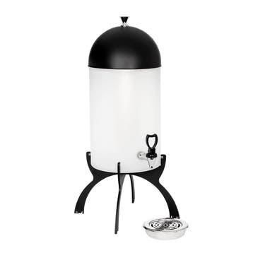 GGM Gastro | Melkdispenser - zwart - incl. lekbak | MISPG1S, Verzenden, Nieuw in verpakking, Overige typen