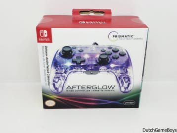 Nintendo Switch - Afterglow - Purple - Wired Controller - Ne, Verzenden, Gebruikt