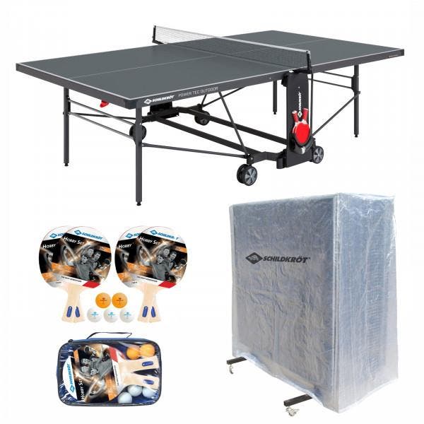 Schildkröt Outdoor Tafeltennistafel PowerTec incl. Access.., Sport en Fitness, Tafeltennis, Nieuw, Verzenden