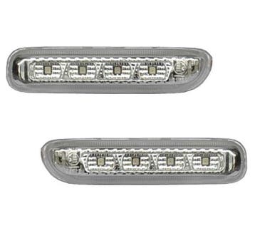 Zijknipperlichten BMW E46 98-01 LED Chroom, Ophalen of Verzenden, Nieuw