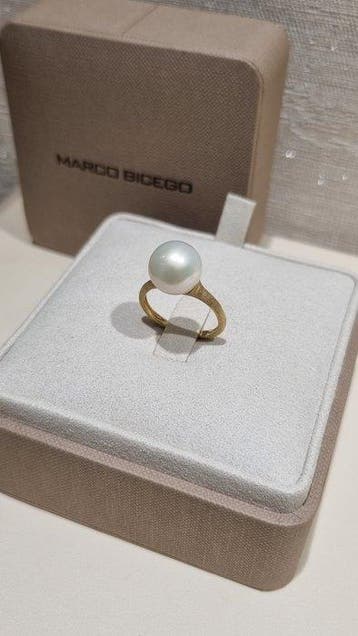 Marco Bicego - Ring - 18 karaat Geel goud Parel, Nieuw