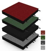 Rubber tegel met pen- en gat verbinding 50x50 cm - 90 mm, Tuin en Terras, Tegels en Klinkers, Verzenden, Nieuw