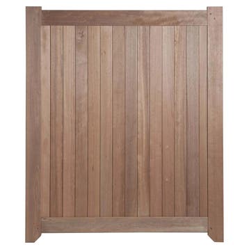 Carpgarant Hardhouten Poort Enkel Linksdraaiend 180 x 150 cm, Tuin en Terras, Schuttingen, Nieuw