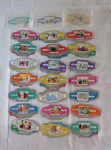 Kuifje Reeks van 1852 Sigarenbandjes, Nieuw