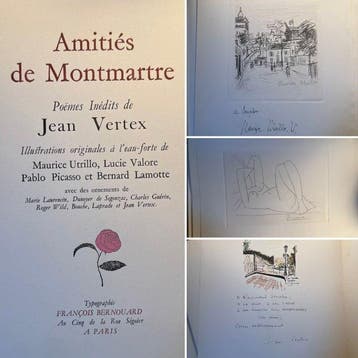 [Signé par] Jean Vertex & Maurice Utrillo / Lucie Valore,
