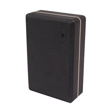 Yoga blok high density zwart - Lotus, Verzenden, Nieuw