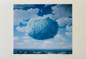 René Magritte (1898-1967) - La Flèche de Zénon, Antiek en Kunst