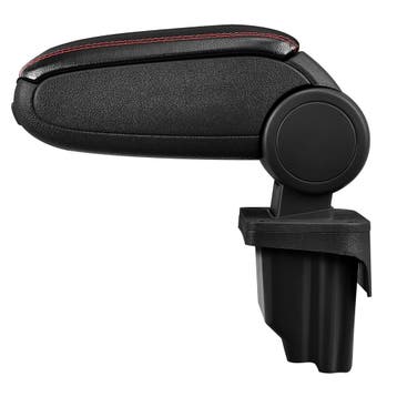 Armsteun BMW E46 1998-2007 kunstleer zwart rood stiksel, Verzenden, Nieuw