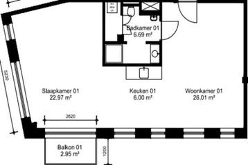 Studio Maaspoort in Weert, 50 m² of meer, Overige regio's