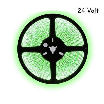 5 meter groen led strip - 60Leds/m - 24V, Ophalen of Verzenden, Nieuw
