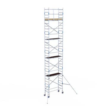 ALX rolsteiger 75 x 10,2m WH met voorloopleuning, Doe-het-zelf en Verbouw, Steigers, Verzenden, Nieuw, Rolsteiger of Kamersteiger