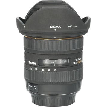 Tweedehands Sigma 10-20mm f/4.0-5.6 EX DC HSM Canon CM6549, Ophalen of Verzenden, Gebruikt, Groothoeklens, Zoom