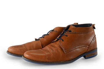Manfield Veterschoenen in maat 42 Cognac, Kleding | Heren, Schoenen, Manfield, Overige kleuren, Verzenden, Zo goed als nieuw