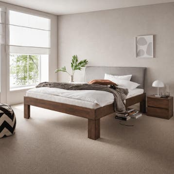 Van Schaik Nordic Mokka Houten Bed - 180 x 200, Nieuw