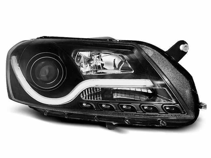 LED tube koplampen Black geschikt voor VW Passat B7, Auto-onderdelen, Verlichting, Nieuw, Volkswagen, Verzenden