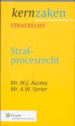Strafprocesrecht / Kernzaken Strafrecht 9789013056310, Boeken, Verzenden, Zo goed als nieuw, W.J. Ausma