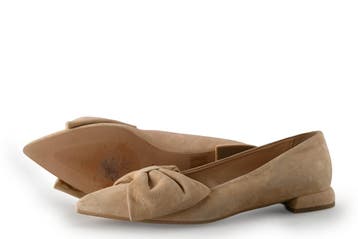 Manfield Ballerinas in maat 39 Beige, Kleding | Dames, Schoenen, Verzenden, Beige, Ballerina's, Zo goed als nieuw