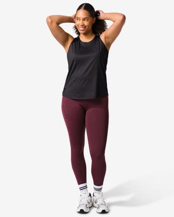 HEMA Damessportlegging bordeauxrood, Kleding | Dames, Verzenden, Nieuw