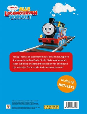 Alle locomotieven vooruit / Thomas de Stoomlocomotief en, Verzenden, Zo goed als nieuw, En