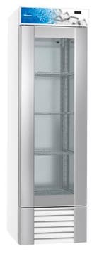 Gram RVS koelkast glazen enkeldeurs wit | 407liter, Verzenden, Nieuw in verpakking