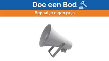 Bieden: Jagro 100V waterproof horn speaker, Watersport en Boten, Ophalen of Verzenden, Nieuw, Kabel of Apparatuur