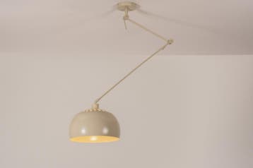Rietveld Hanglampen - Beige, Zand - Metaal, Verzenden, Nieuw
