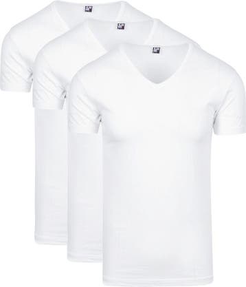 Alan Red Oklahoma T-shirt Stretch Wit (3pack) maat XXL Heren, Verzenden, Wit, Nieuw, Overige maten