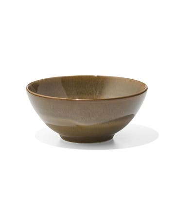 HEMA Kom Ø12cm Monaco aardewerk donkerbruin, Huis en Inrichting, Verzenden, Nieuw