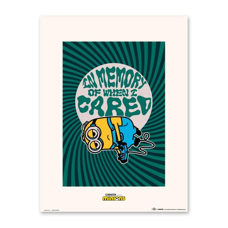 Poster Minions - In Memory Of When I Cared 30x40cm, Verzamelen, Posters, Nieuw, A1 t/m A3, Verzenden