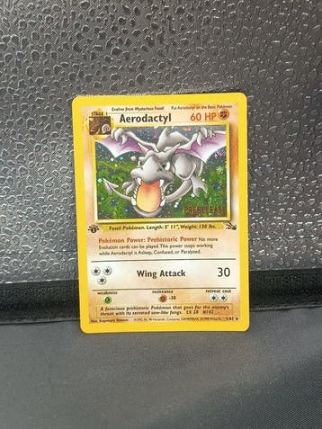 Pokémon - 1 Card - Aerodactyl first edition Prerelease First, Nieuw