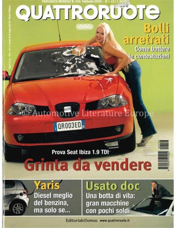 2002 QUATTRORUOTE MAGAZINE 556 ITALIAANS, Nieuw, Author
