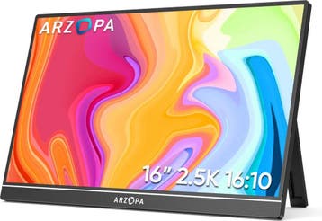 Arzopa - Z1RC - 2K Portable Monitor - 16 inch - 2 x USB-C -, Computers en Software, Monitoren, Verzenden, Nieuw