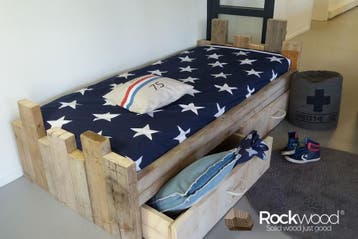 Rockwood® Kinderbed Robin Old Style 80x180cm, Ophalen of Verzenden, Nieuw