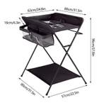 Opvouwbare Baby Aankleedtafel met Wielen en Opbergruimte, Verzenden, Nieuw
