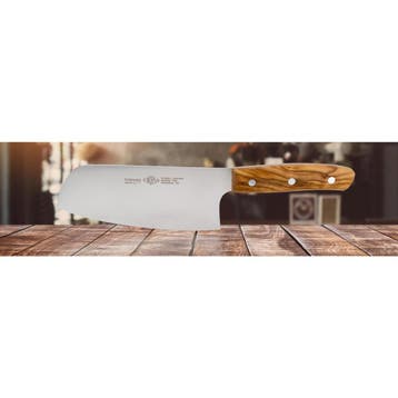 Eikaso Solingen Chinees Koksmes 17 cm – Olijfhouten Handv., Ophalen of Verzenden, Nieuw, Hout