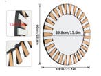 Ronde Sunburst Wandspiegel met Facetrand voor Interieur, Verzenden, Nieuw