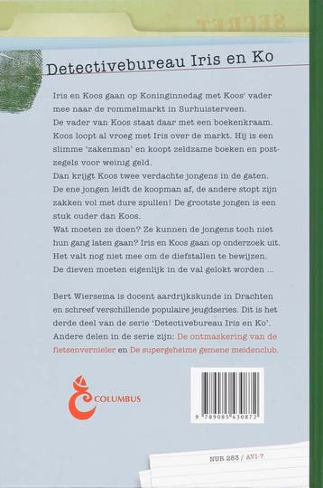 Rovers op de rommelmarkt / Detectivebureau Iris en Ko / 3, Verzenden, Gelezen, Bert Wiersema