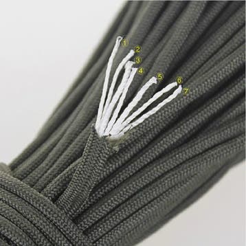 Sterk 7-Core Paracord 550lb (4mm) - Veelzijdig Touw voor Out