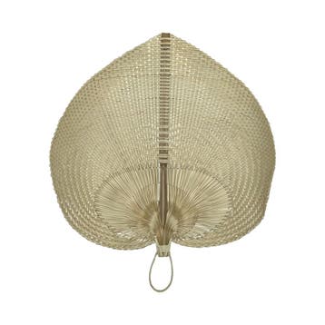 bamboe waaier naturel 70cm*, Verzenden, Nieuw