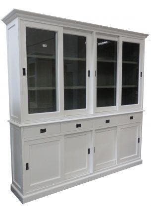 Buffetkast wit - grijs Born 220 cm, Ophalen of Verzenden, Nieuw