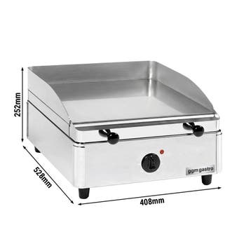 GGM Gastro | Elektrische bakplaat - 3,5kW - Glad - |, Verzenden, Nieuw, Kop(pen) en/of Schotel(s)