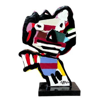 Karel Appel (1921-2006) - sculptuur, Face - 30 cm -
