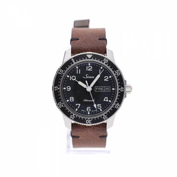 Sinn 104St Automatic; Automatisch Heren Horloge, Overige merken, Polshorloge, Ophalen of Verzenden, Leer