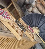 Beauty &amp; Care Chinese Waaier zwart 100 cm 1 st..  new, Ophalen of Verzenden, Nieuw, Overige typen